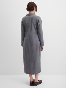 Платье-рубашка в полоску