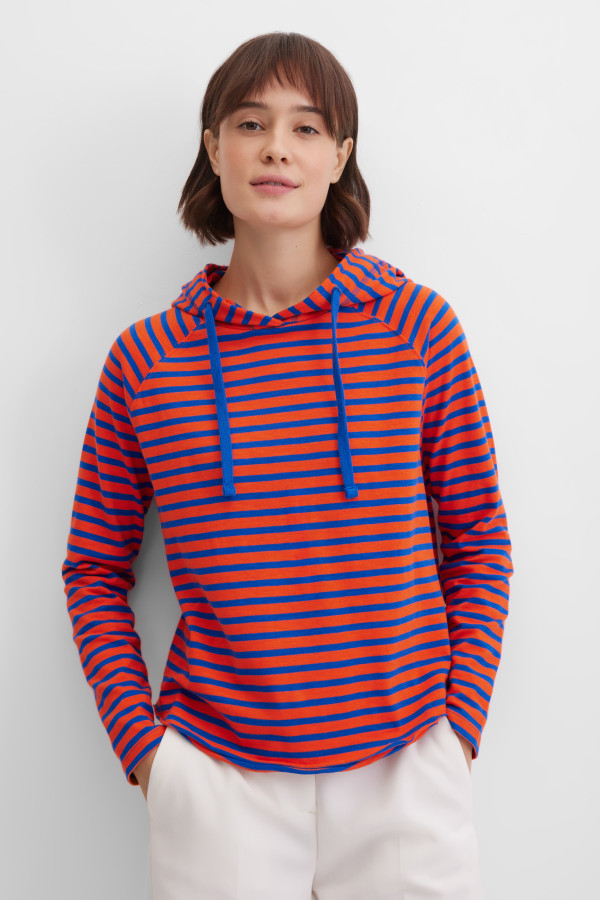 Лонгслив-худи с капюшоном