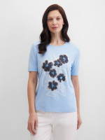 Футболка с цветочным принтом