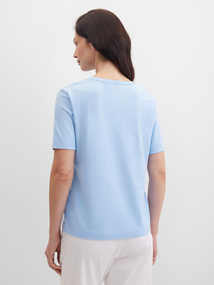 Футболка с цветочным принтом