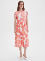 Платье с абстрактным принтом