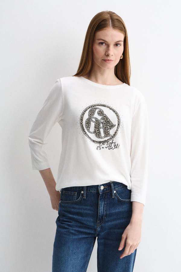 Футболка прямого силуэта