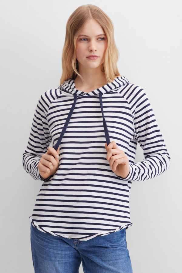 Лонгслив-худи с капюшоном