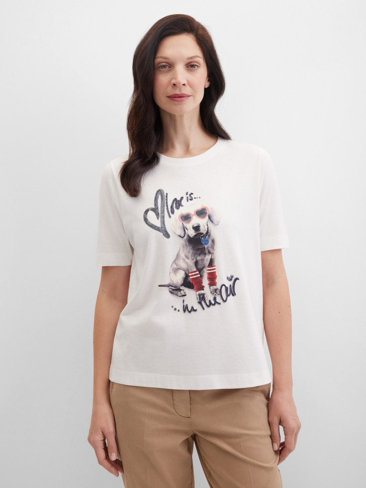 Футболка с принтом