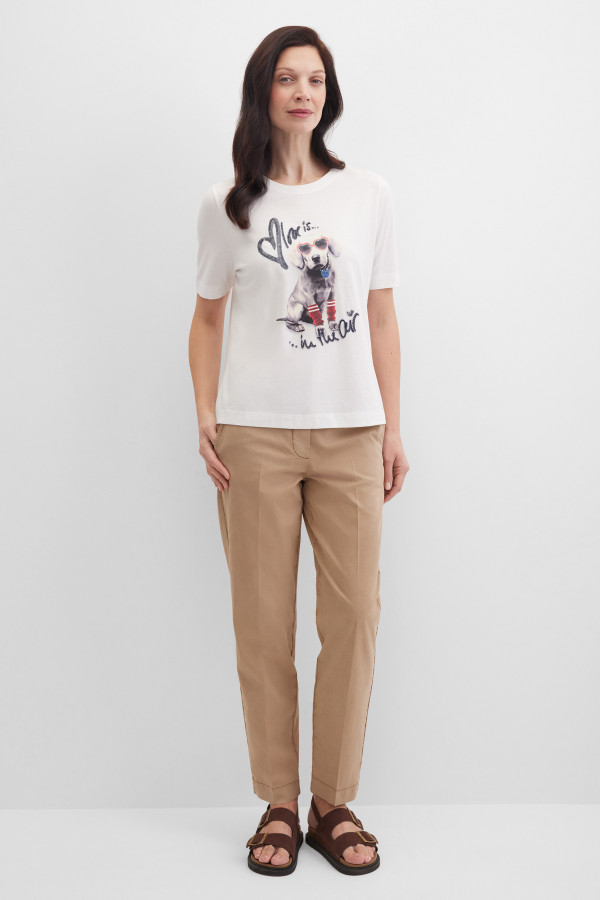 Футболка с принтом