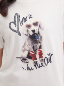 Футболка с принтом