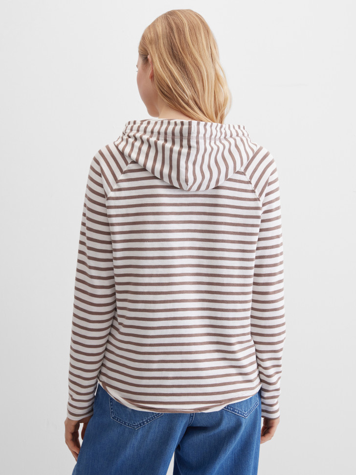 Лонгслив-худи с капюшоном