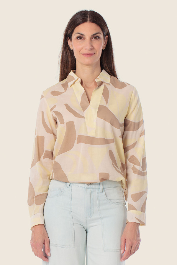 Блузка с длинным рукавом