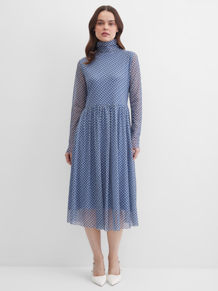 Платье из сетчатой ткани