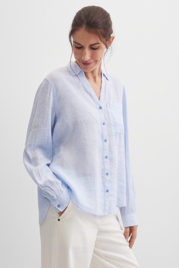 Рубашка изо льна