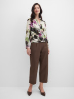 Брюки капри зауженные