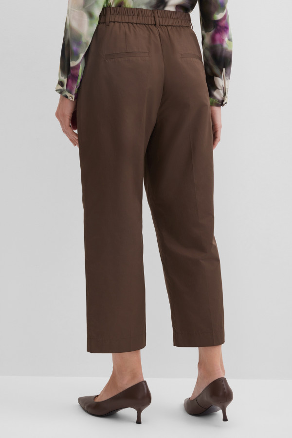 Брюки капри зауженные