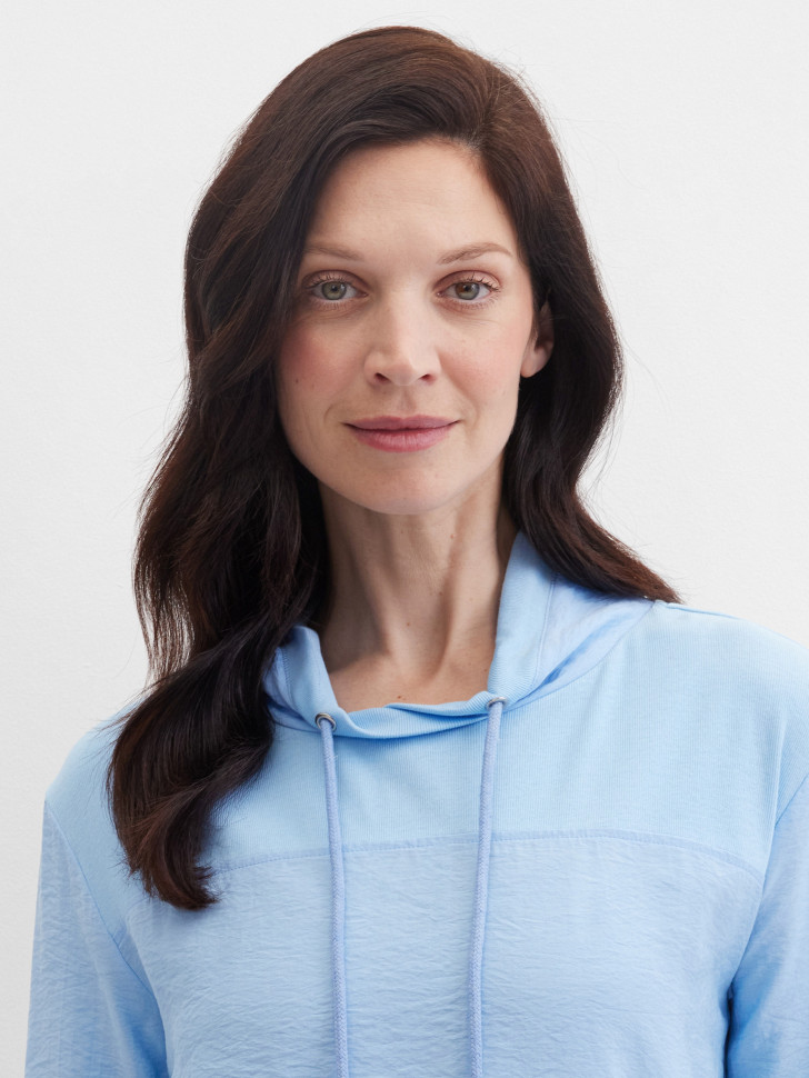 Лонгслив из жатой ткани