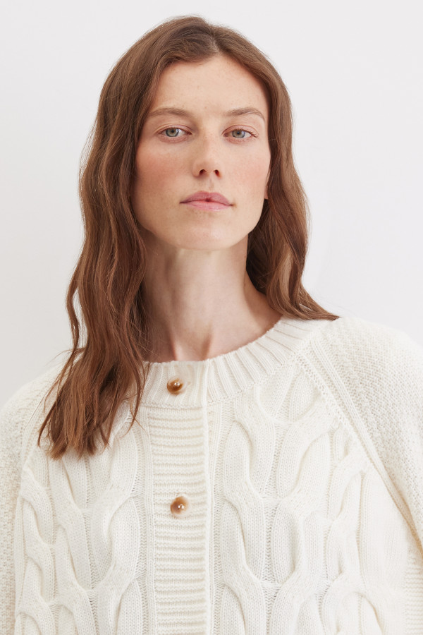 Кардиган с шерстью и кашемиром