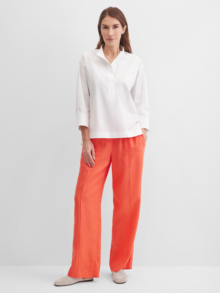 Блузка свободная с рукавом 3/4