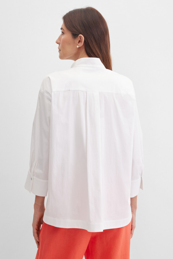 Блузка свободная с рукавом 3/4