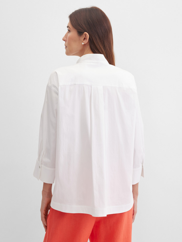 Блузка свободная с рукавом 3/4