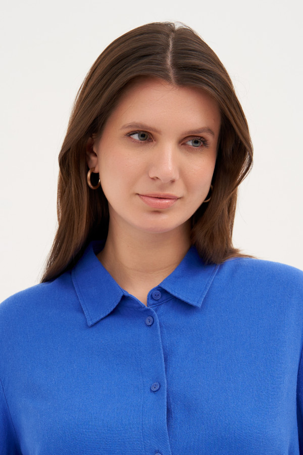 Блузка с добавлением льна