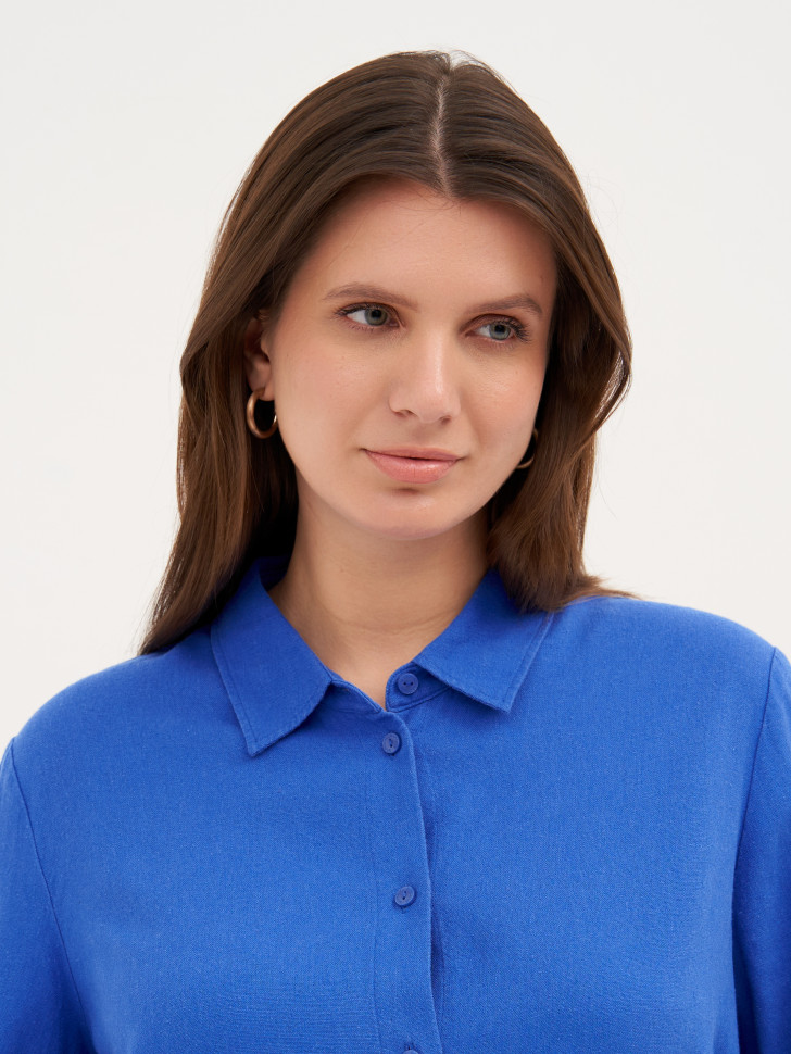 Блузка с добавлением льна