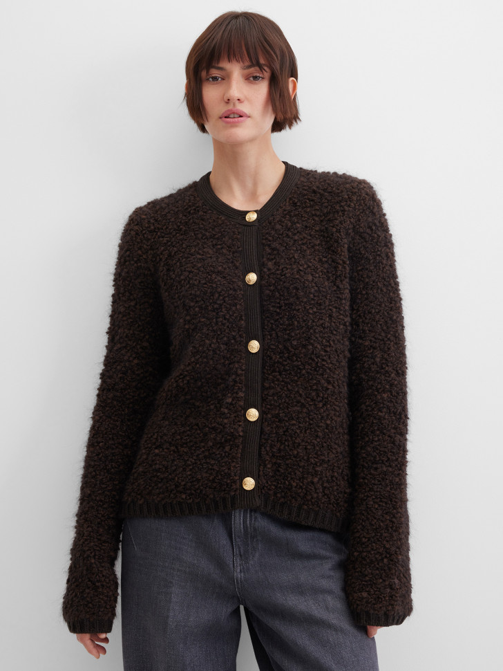 Кардиган вязаный