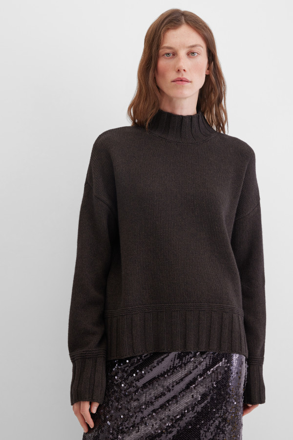 Свитер с шерстью и кашемиром