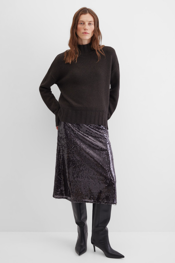 Свитер с шерстью и кашемиром