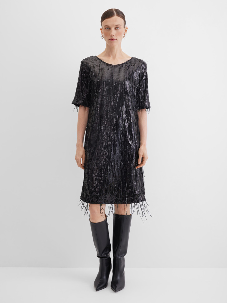 Платье вечернее миди