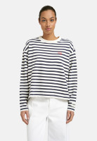 Свитшот свободный в полоску