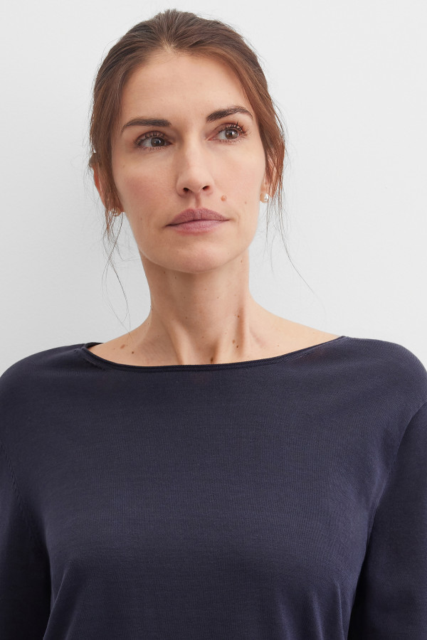 Джемпер базовый с рукавом 3/4