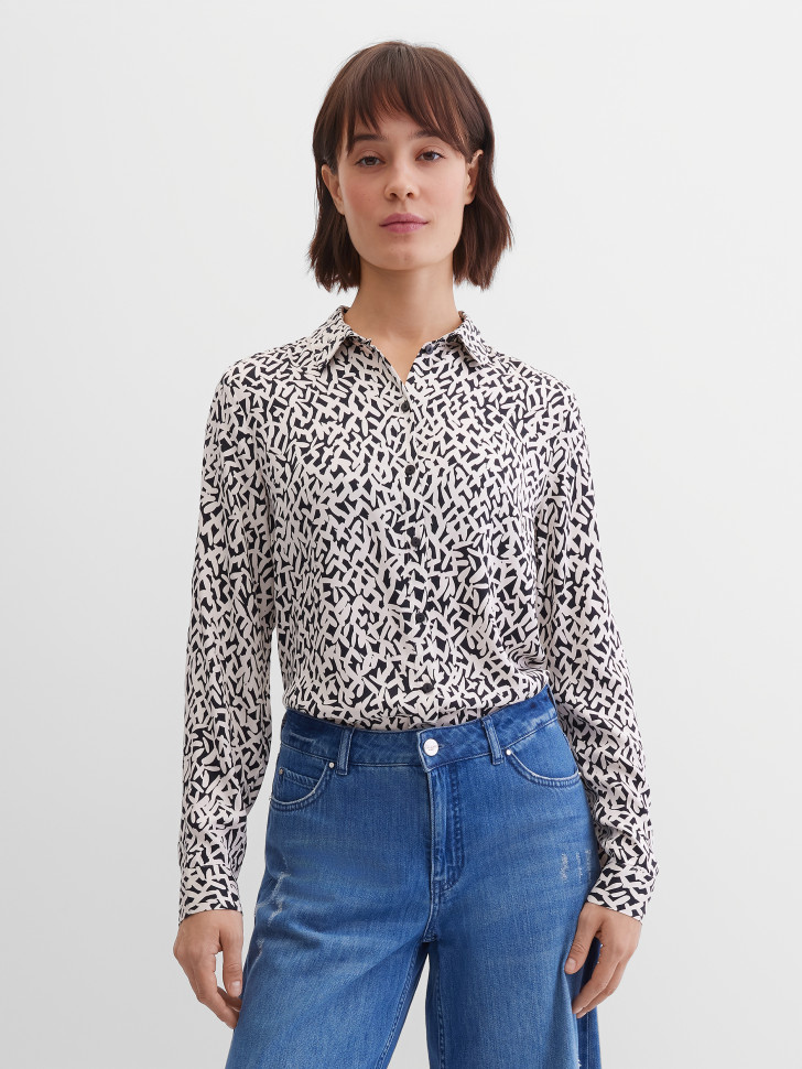 Блуза прямого кроя