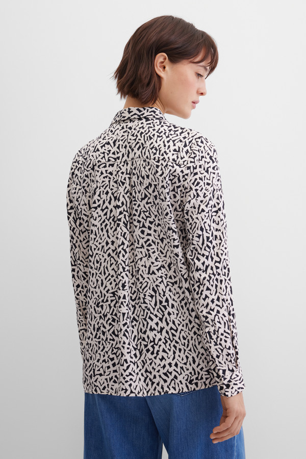 Блуза прямого кроя