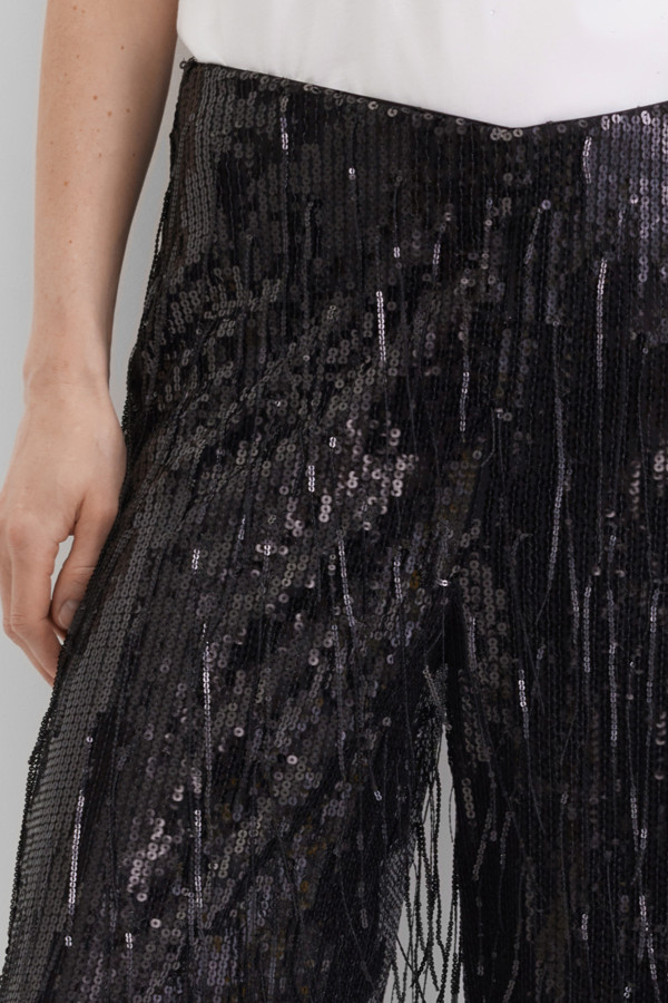 Брюки нарядные с пайетками