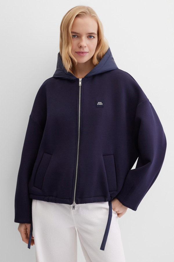 Куртка-толстовка с капюшоном