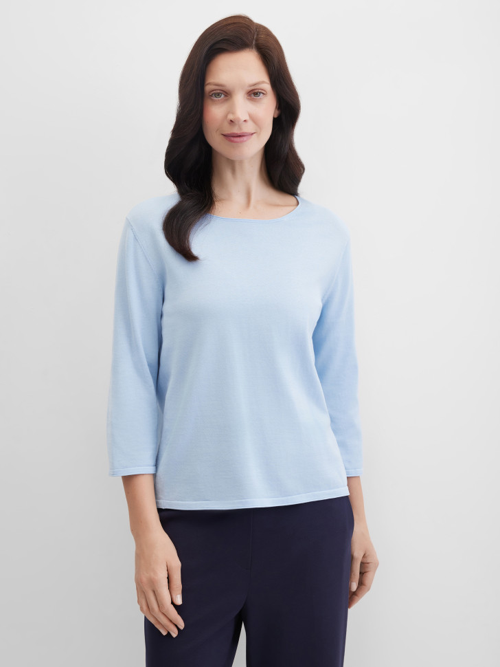 Джемпер базовый с рукавом 3/4