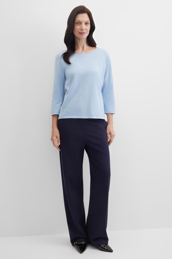 Джемпер базовый с рукавом 3/4