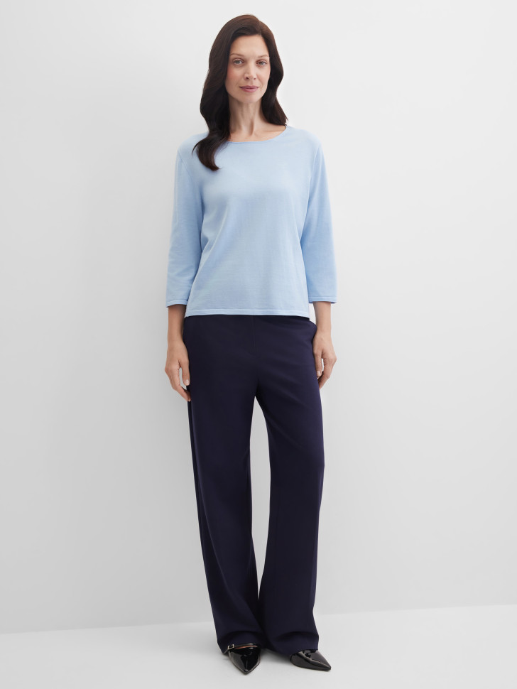 Джемпер базовый с рукавом 3/4