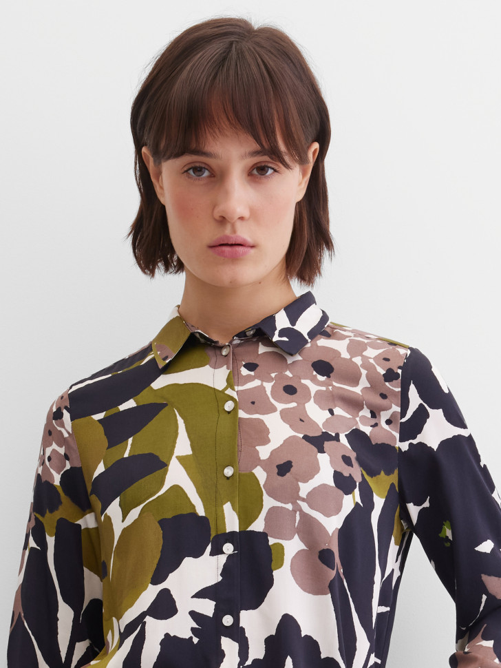 Блуза прямого кроя