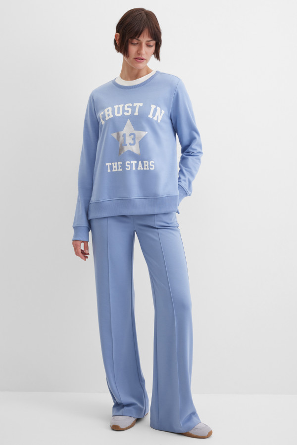 Брюки широкие