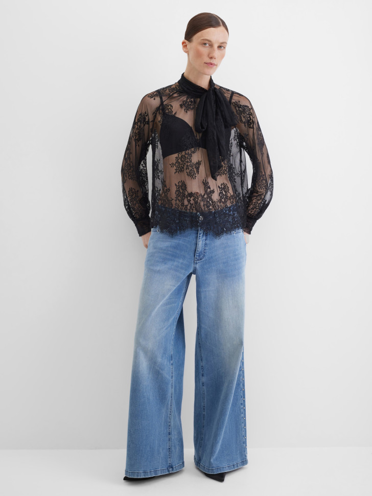 Блузка с длинным рукавом