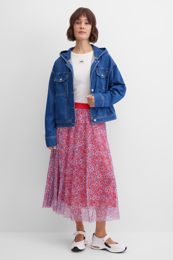 Куртка джинсовая с капюшоном