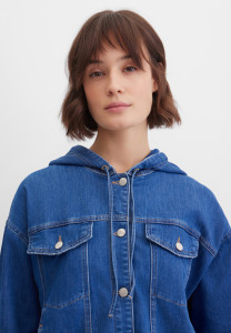 Куртка джинсовая с капюшоном