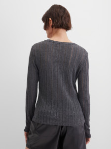 Лонгслив в рубчик