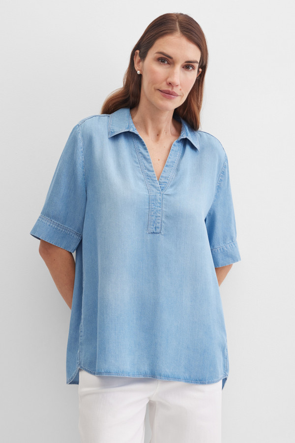 Блузка из лиоцелла