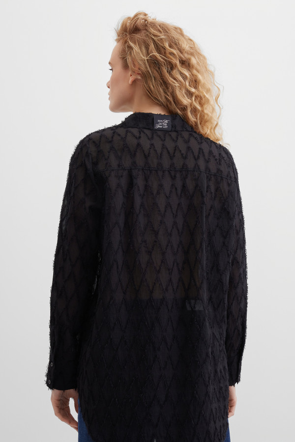 Блузка с длинным рукавом