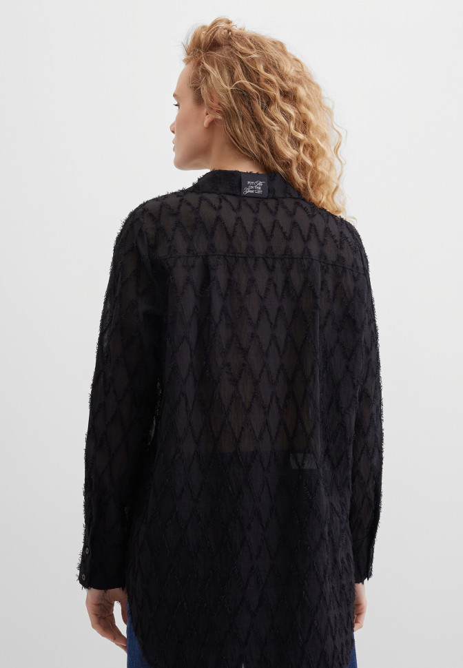 Блузка с длинным рукавом