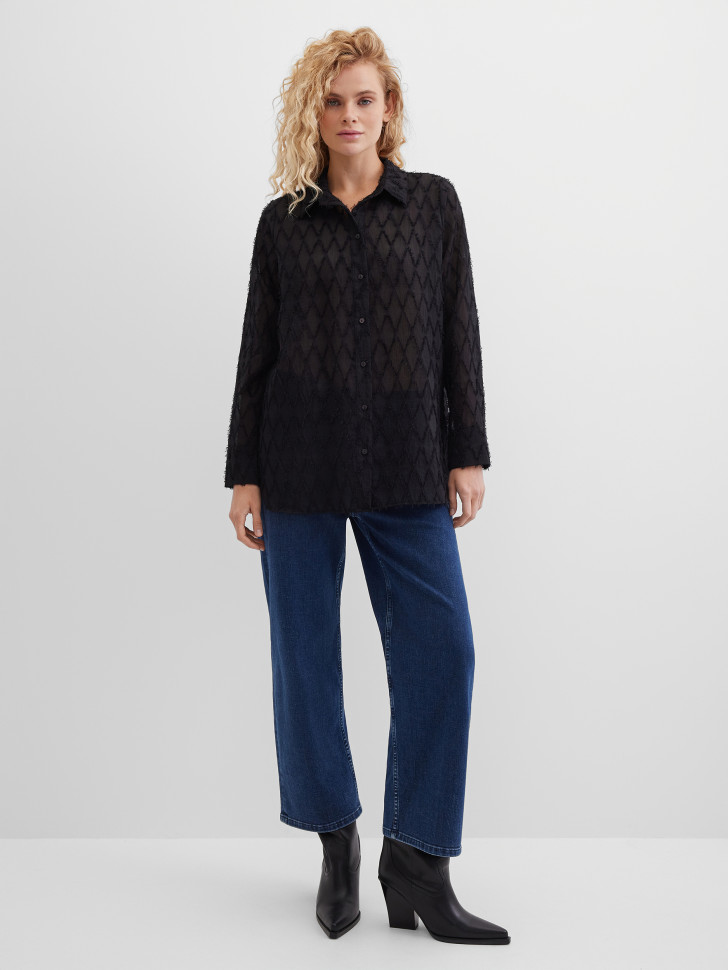 Блузка с длинным рукавом