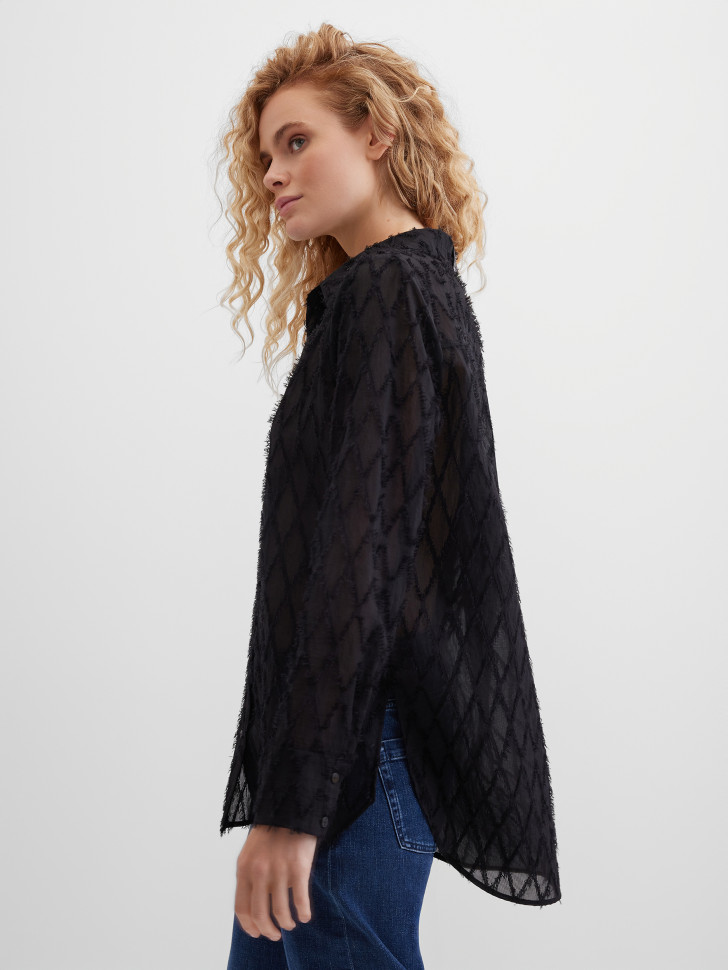 Блузка с длинным рукавом