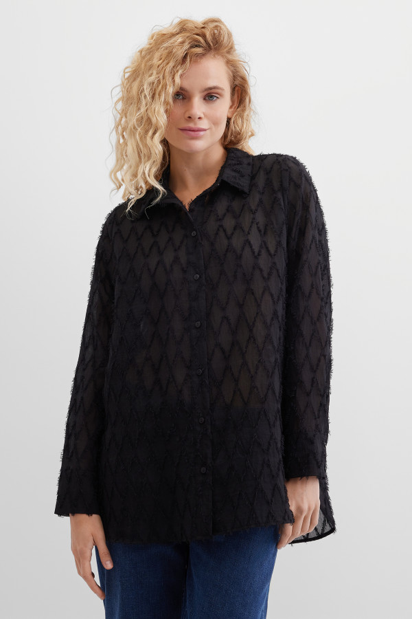 Блузка с длинным рукавом