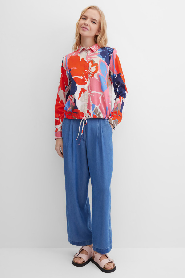 Блузка с длинным рукавом