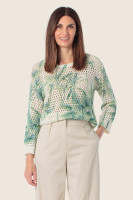 Джемпер с перфорацией